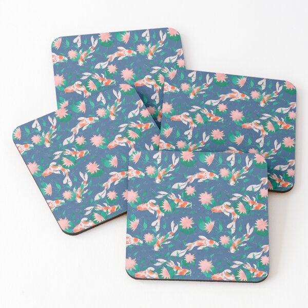 Item preview, Koi Pond Blue designed and sold by LizzieLart.