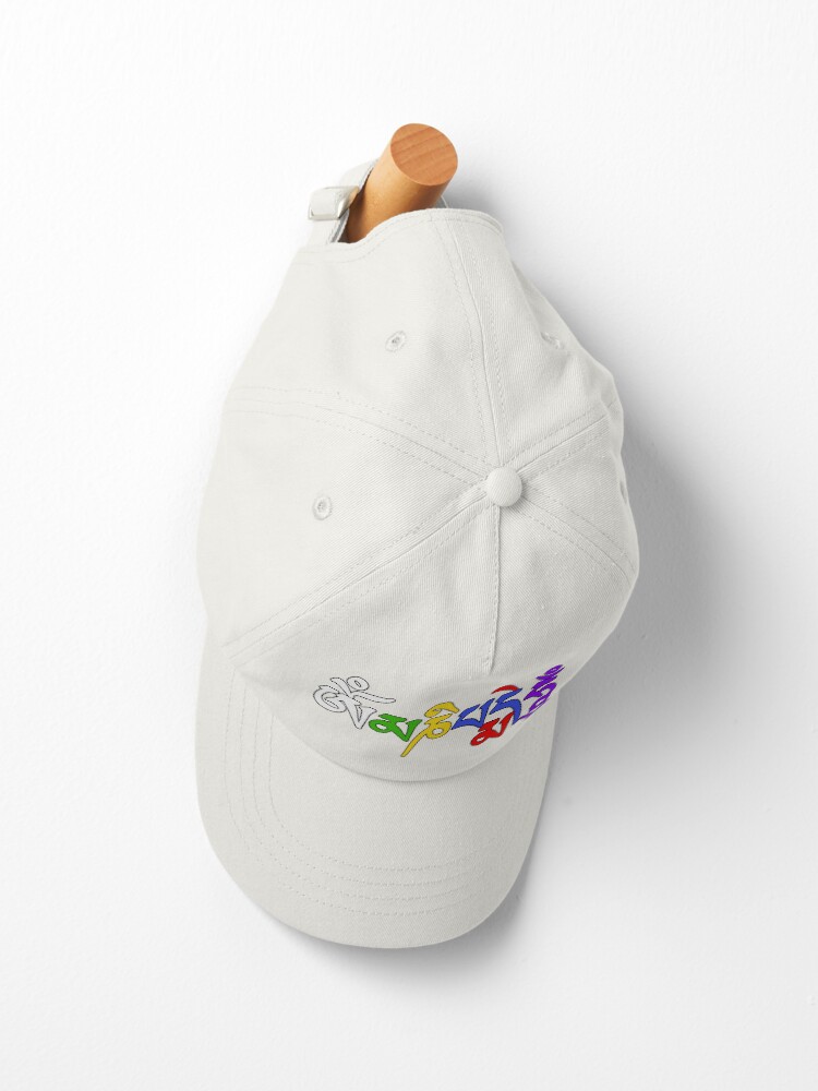 Alternate view of OM MANI PADME HUM Cap