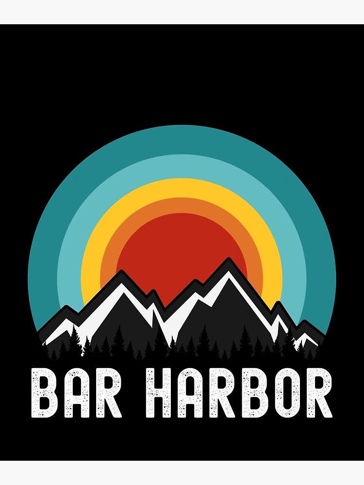 "Bar Harbor Maine" Poster by MetaArtWorld Redbubble