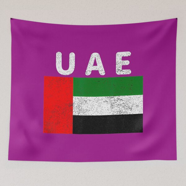 Item preview, Retro Vintage Distressed UAE Emirati Flag Pride designed and sold by AnatDianio.