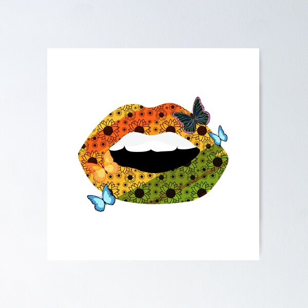 Lips Png Posters for Sale