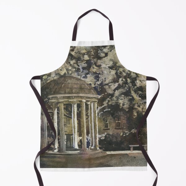 Item preview, North Carolina Old Well fine art watercolor painting- Chapel Hill, NC. designed and sold by rfoxphoto.