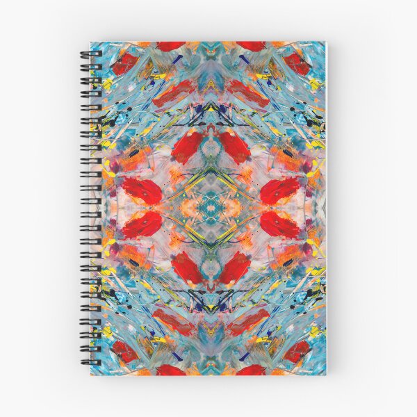 Item preview, Turquoise And Red Acrylic Oval Seamless Pattern designed and sold by Designs By YL.