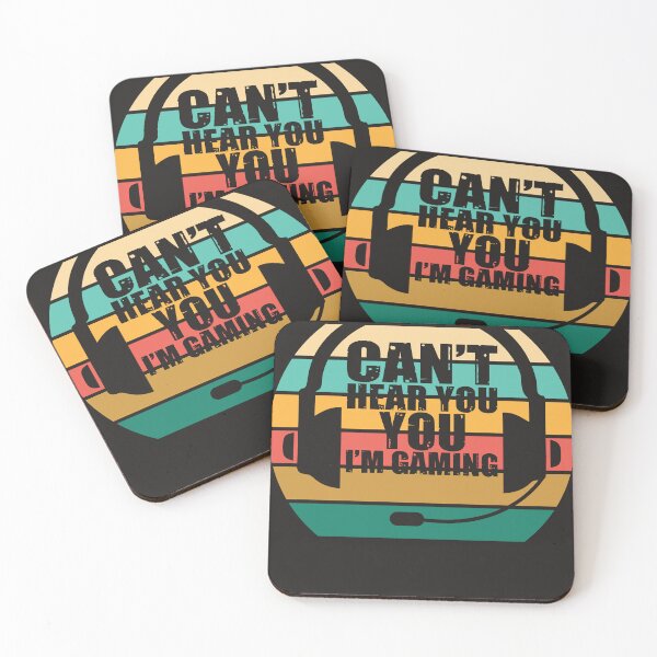 Item preview, Can't Hear You I'm Gaming designed and sold by RED FIR.