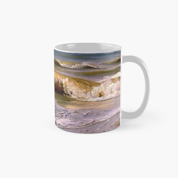 Item preview, Breaking Waves with Distant Ships - Johann Wilhelm Schirmer, 1836 designed and sold by Geraldo Garcia.