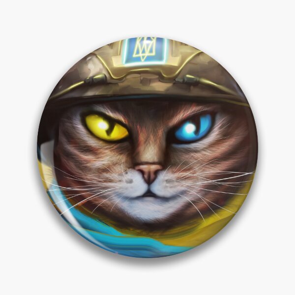 Item preview, Cat Ukrainian Soldier designed and sold by MaryshaArt.