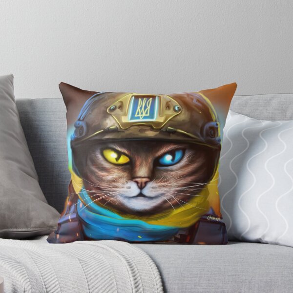 Item preview, Cat Ukrainian Soldier designed and sold by MaryshaArt.