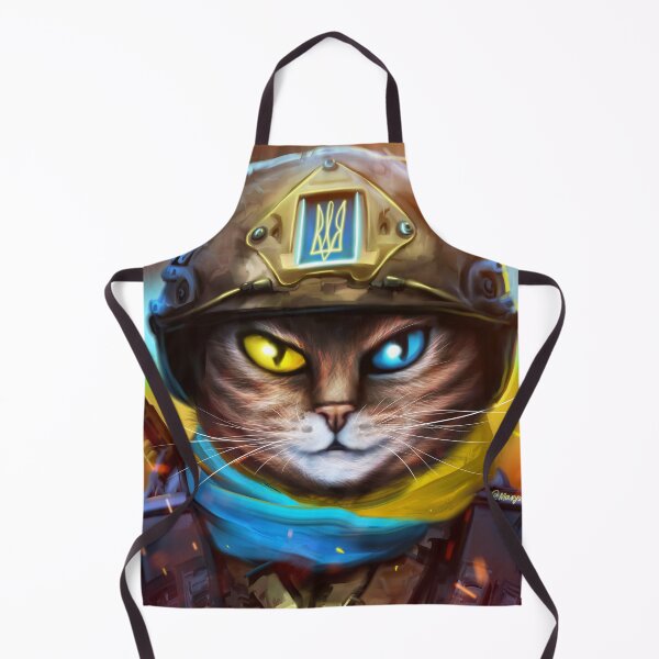 Item preview, Cat Ukrainian Soldier designed and sold by MaryshaArt.