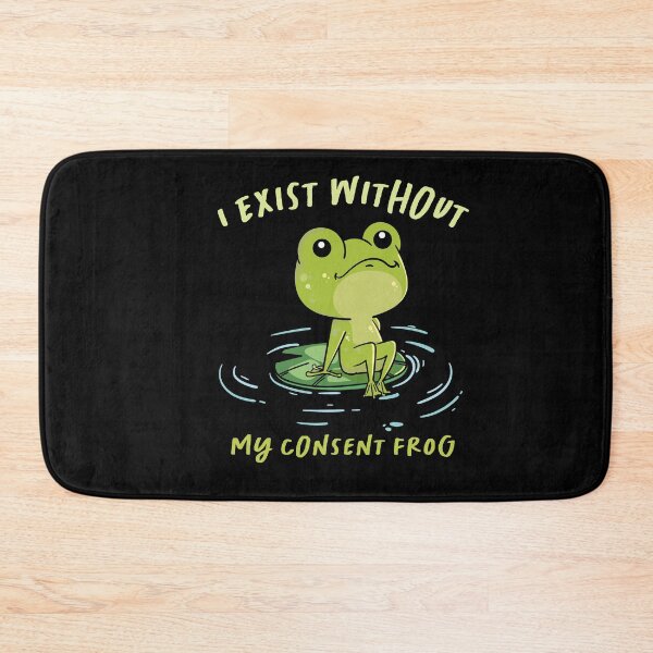 Item preview, I exist without my consent frog,funny quote for animal lovers ,memelover,great gift idea designed and sold by ourpretty.