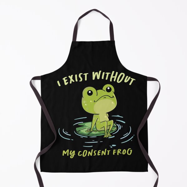 Item preview, I exist without my consent frog,funny quote for animal lovers ,memelover,great gift idea designed and sold by ourpretty.