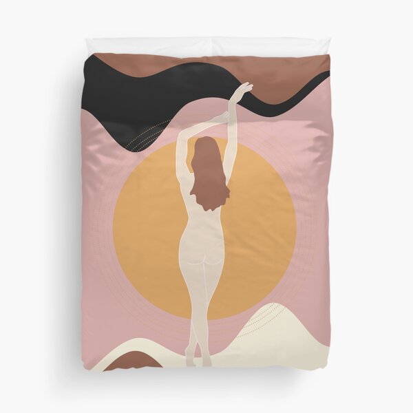 Celestial Woman | Sun Goddess Duvet Cover