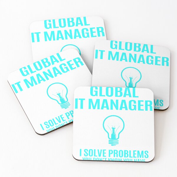 Item preview, Global It Manager - I Solve Problems Job Gift designed and sold by melissaval2.