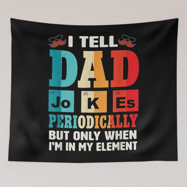 Item preview, Funny Cool I Tell Dad Jokes Humor Daddy Father's Day designed and sold by TaraxDoolittle.