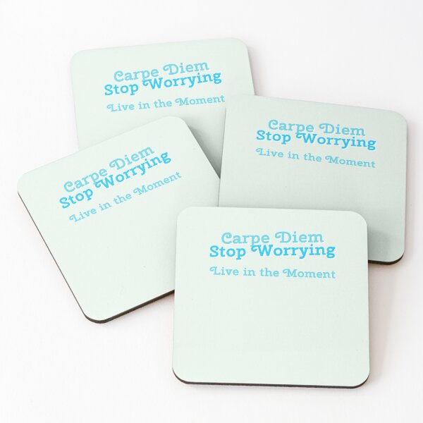 Item preview, Carpe Diem, Stop Worrying, Live in the Moment designed and sold by vesnavesna.