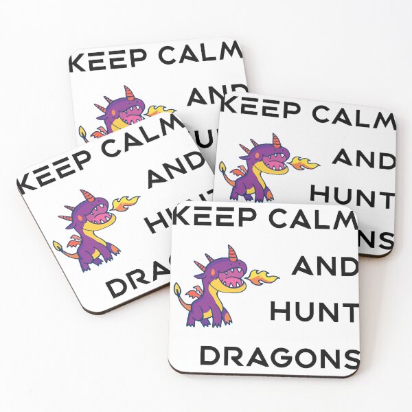 Item preview, keep calm and hunt dragons designed and sold by vogowa.