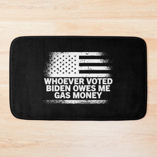 Item preview, American Flag Whoever Voted Biden Owes Me Gas Money  designed and sold by fawsonpnhamme.