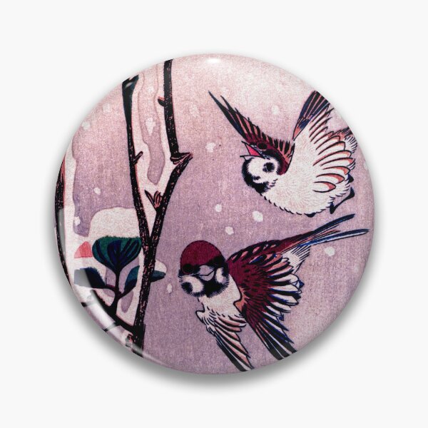 Item preview, Sparrows and Camellias in the Snow, Hiroshige, 1830 - 1838 designed and sold by Geraldo Garcia.