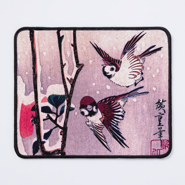 Item preview, Sparrows and Camellias in the Snow, Hiroshige, 1830 - 1838 designed and sold by Geraldo Garcia.