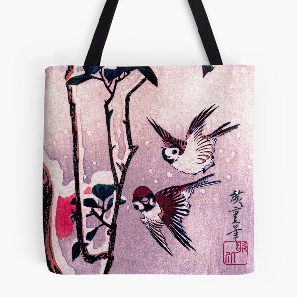 Item preview, Sparrows and Camellias in the Snow, Hiroshige, 1830 - 1838 designed and sold by Geraldo Garcia.