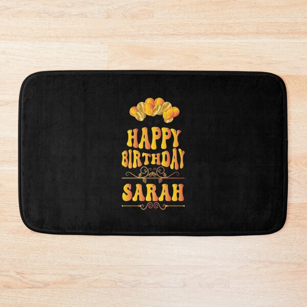 Artikelvorschau, Alles Gute zum Geburtstag Sarah entworfen und verkauft von bahdsgraphic.