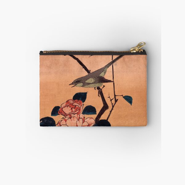 Item preview, Tsubaki ni Uguisu (Camellia and Bush Warbler), Utagawa Hiroshige designed and sold by Geraldo Garcia.