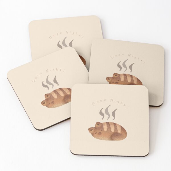 Item preview, Good Night Sleeping Cat Bread designed and sold by TheFlyingSeabug.