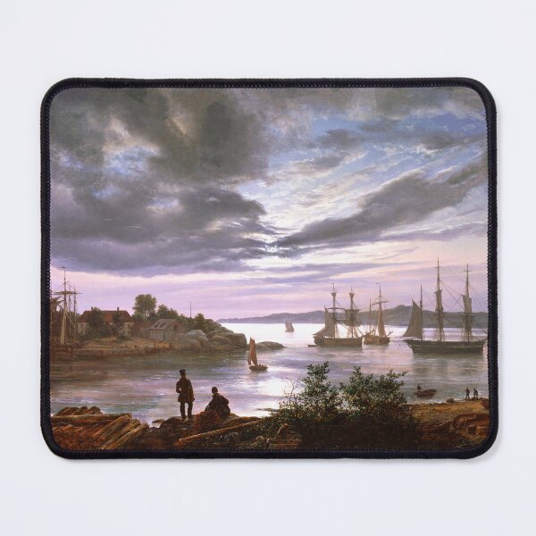 Item preview, Johan Christian Dahl - Larvik by Moonlight designed and sold by Geraldo Garcia.
