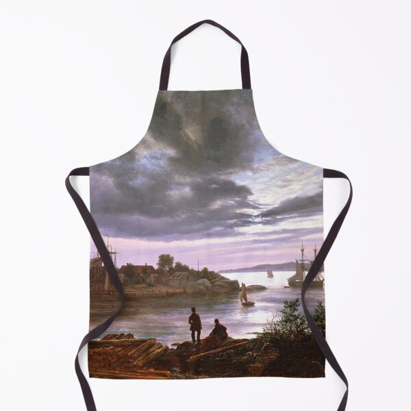 Item preview, Johan Christian Dahl - Larvik by Moonlight designed and sold by Geraldo Garcia.