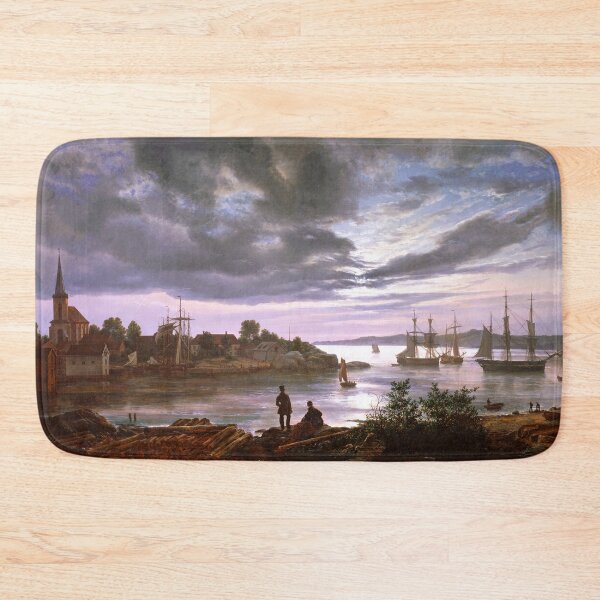 Item preview, Johan Christian Dahl - Larvik by Moonlight designed and sold by Geraldo Garcia.