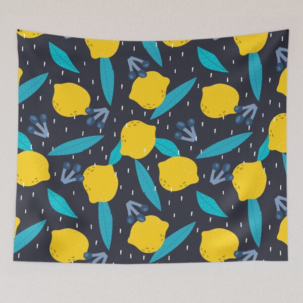 Item preview, Lemon Pattern designed and sold by nouveaudecor.