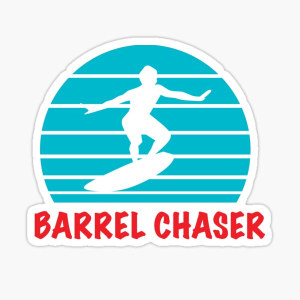 Aperçu de l'œuvre Surfer Barrel Chaser créée et vendue par burbankdesigns.