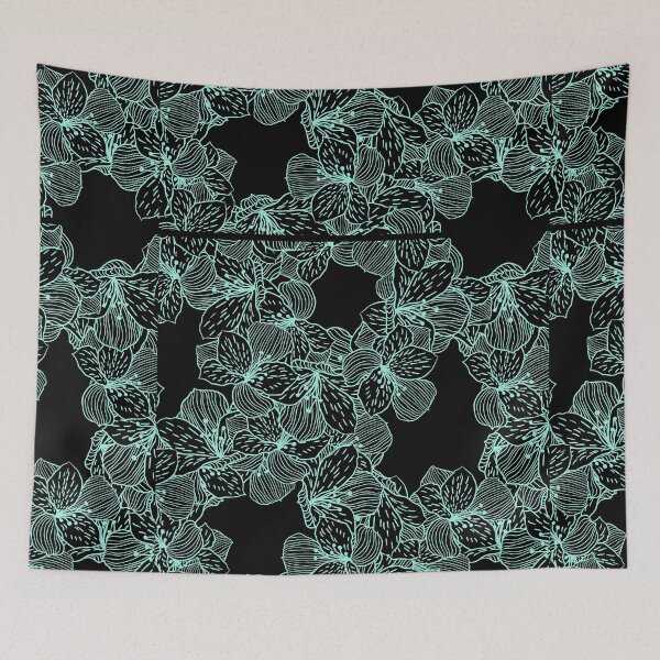 Item preview,  Little White blue Flowers designed and sold by artbyrosse.