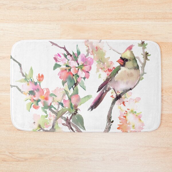 Item preview, Cardinal and Apple Blossom designed and sold by surenart.