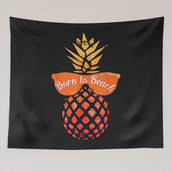 Item preview, Pineapple Born to Beach designed and sold by minadebbieark.