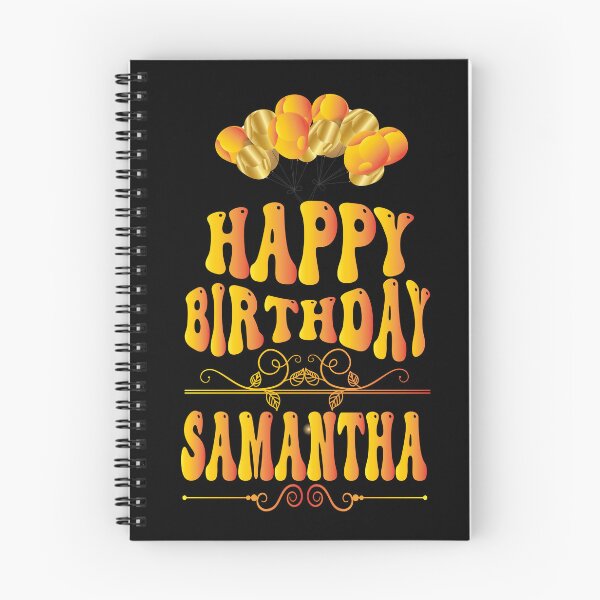 Item preview, Happy birthday Samantha designed and sold by bahdsgraphic.