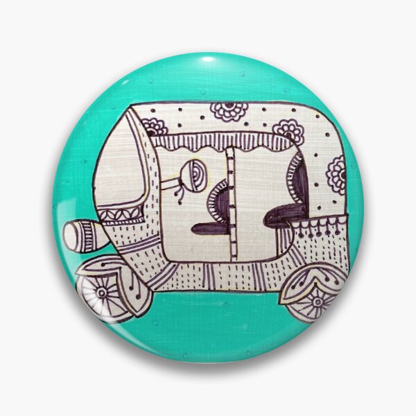 Item preview, Teal Tuktuk/Auto/Autorickshaw/Rickshaw  designed and sold by with-anugraha.