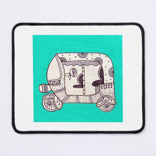 Item preview, Teal Tuktuk/Auto/Autorickshaw/Rickshaw designed and sold by with-anugraha.