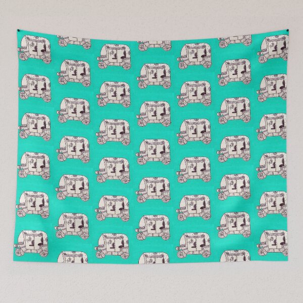 Item preview, Teal Tuktuk/Auto/Autorickshaw/Rickshaw  designed and sold by with-anugraha.