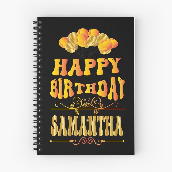 Item preview, Happy birthday Samantha designed and sold by bahdsgraphic.