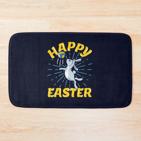Item preview, Easter Volleyball Bunny Doing Jump Serve designed and sold by jaygo.