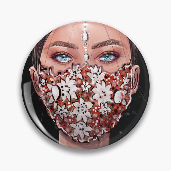 Item preview, Jeweled Face Mask designed and sold by ColorPrint45.