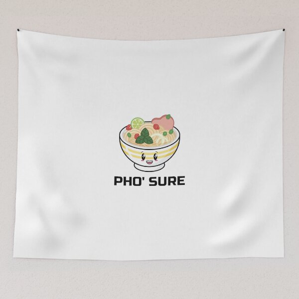 Item preview, PHO' SURE Vietnamese Soup Pho Pun Kawaii Style designed and sold by EstelleStar.