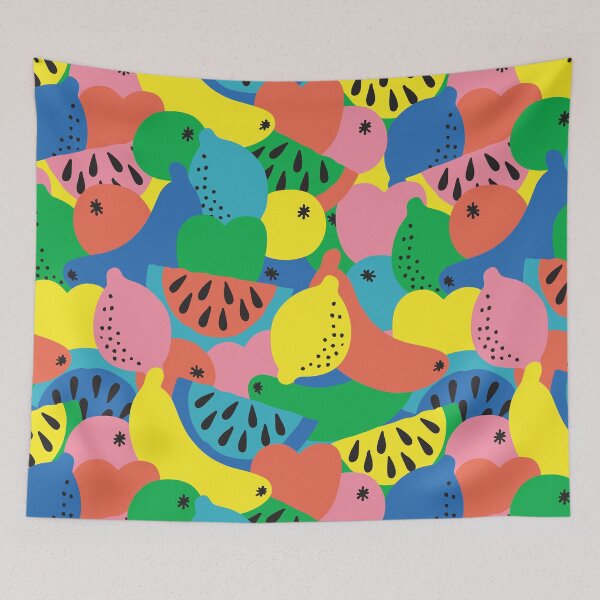 Item preview, Pop Art Colorful Fruit Pattern  designed and sold by nouveaudecor.
