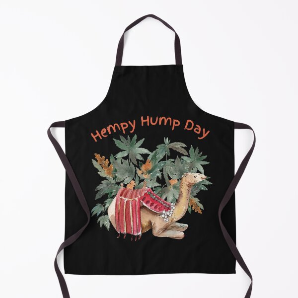 Item preview, Hempy Hump Day Camel with Hemp Plants watercolour Funny Saying designed and sold by TheLomiLoveBus.