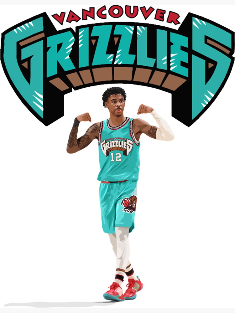 Ja Morant Grizzlies Vancouver Graphic Illustration Classic T-Shirt