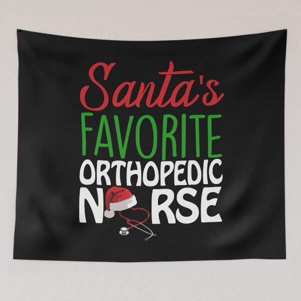 Item preview, Santa's Favorite Orthopedic Nurse designed and sold by Bendthetrend.