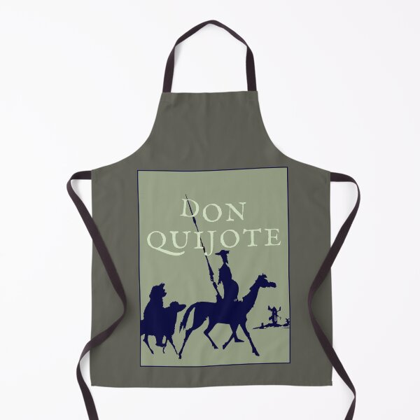 Item preview, Don Quixote : Vintage Silhouette Tilting with Windmills Colorful Abstract Print designed and sold by posterbobs.