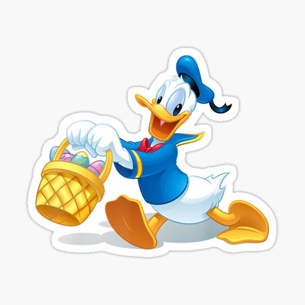 "Easter Donald Duck" Sticker by icecoconut Redbubble
