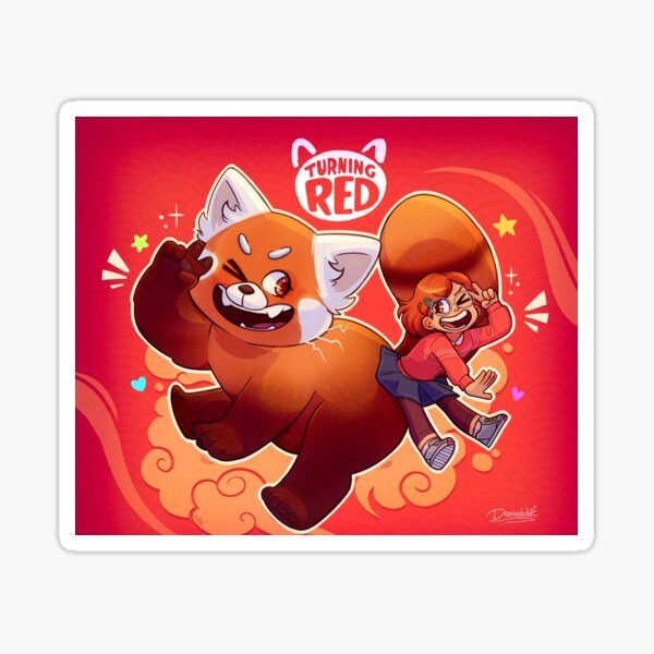 "turning red controversy, turning Red " Sticker by Royal108 | Redbubble