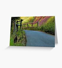 "Up and Over" Greeting Card